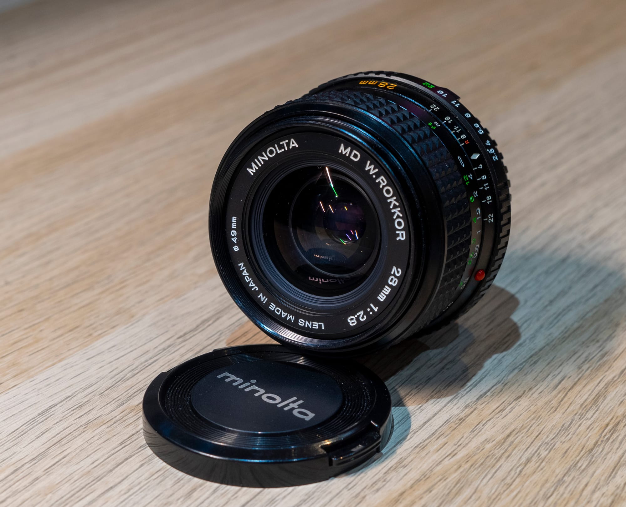 Minolta MD W.Rokkor 28mm f/2.8